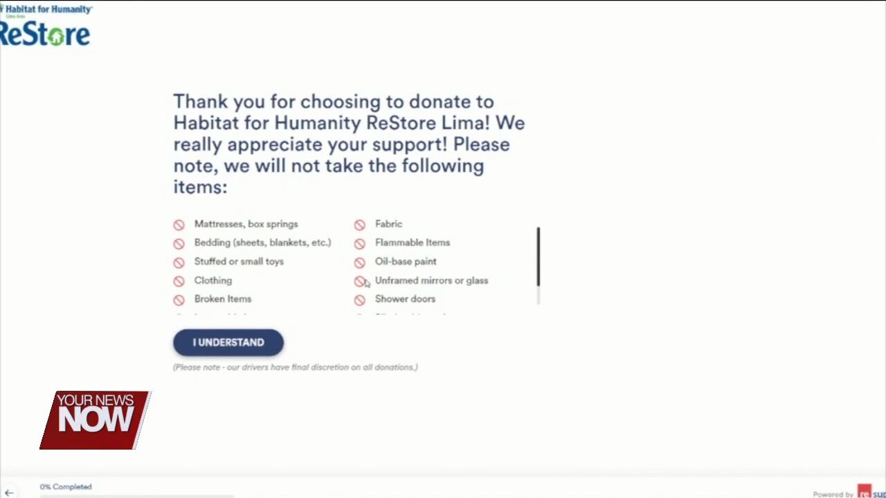 You can give your gently used furniture or appliances a second life by donating them to the Lima ReStore
